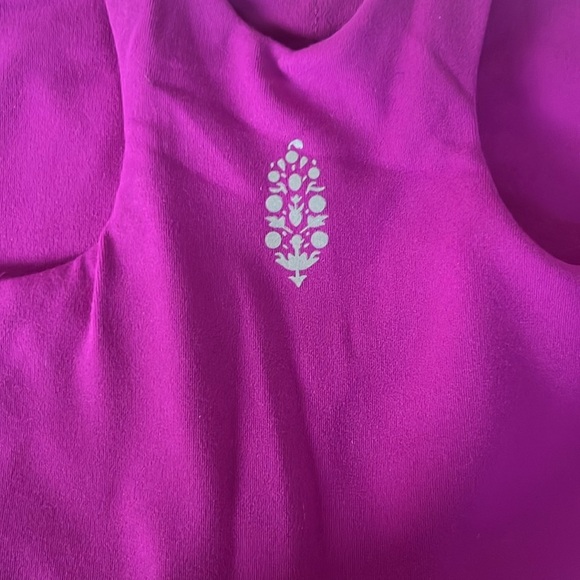 NWT Maternity Free People X Hatch Purple Never Better Sports Bra - Picture 6 of 7
